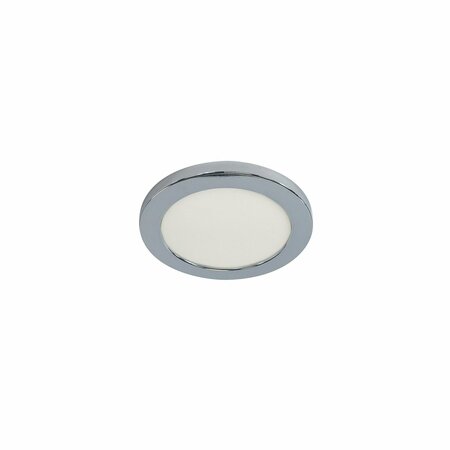 Elo 6in + Surface Mounted LED, 700lm / 12W, 2700K, 90+ CRI, 120V Triac/ELV Dimming, White NELOCAC-6RP927W